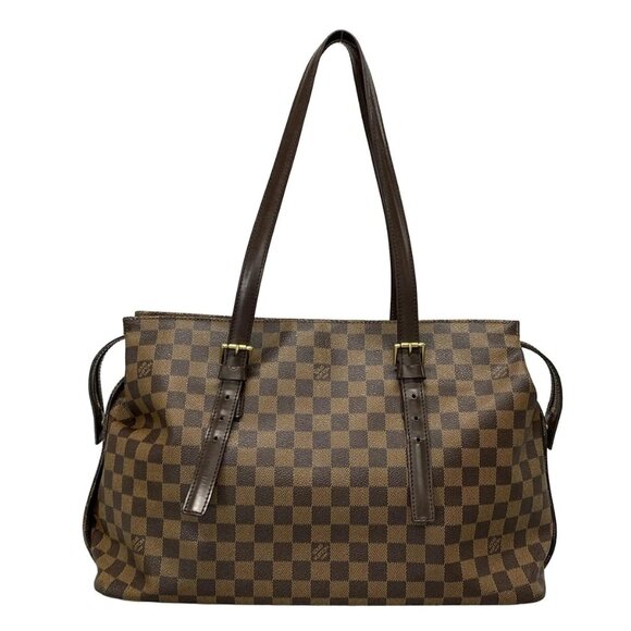 LOUIS VUITTON Chelsea Ebene Damier - Shoulder Bag 637-080225 - Picture 1 of 10